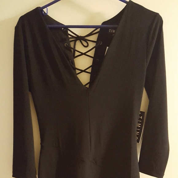 Black Bodycon Dress - Picture 5 of 6